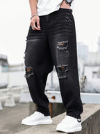 Jeans Casuales Desgastados para Hombre