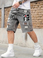 Shorts Jeans Hombre Oversize