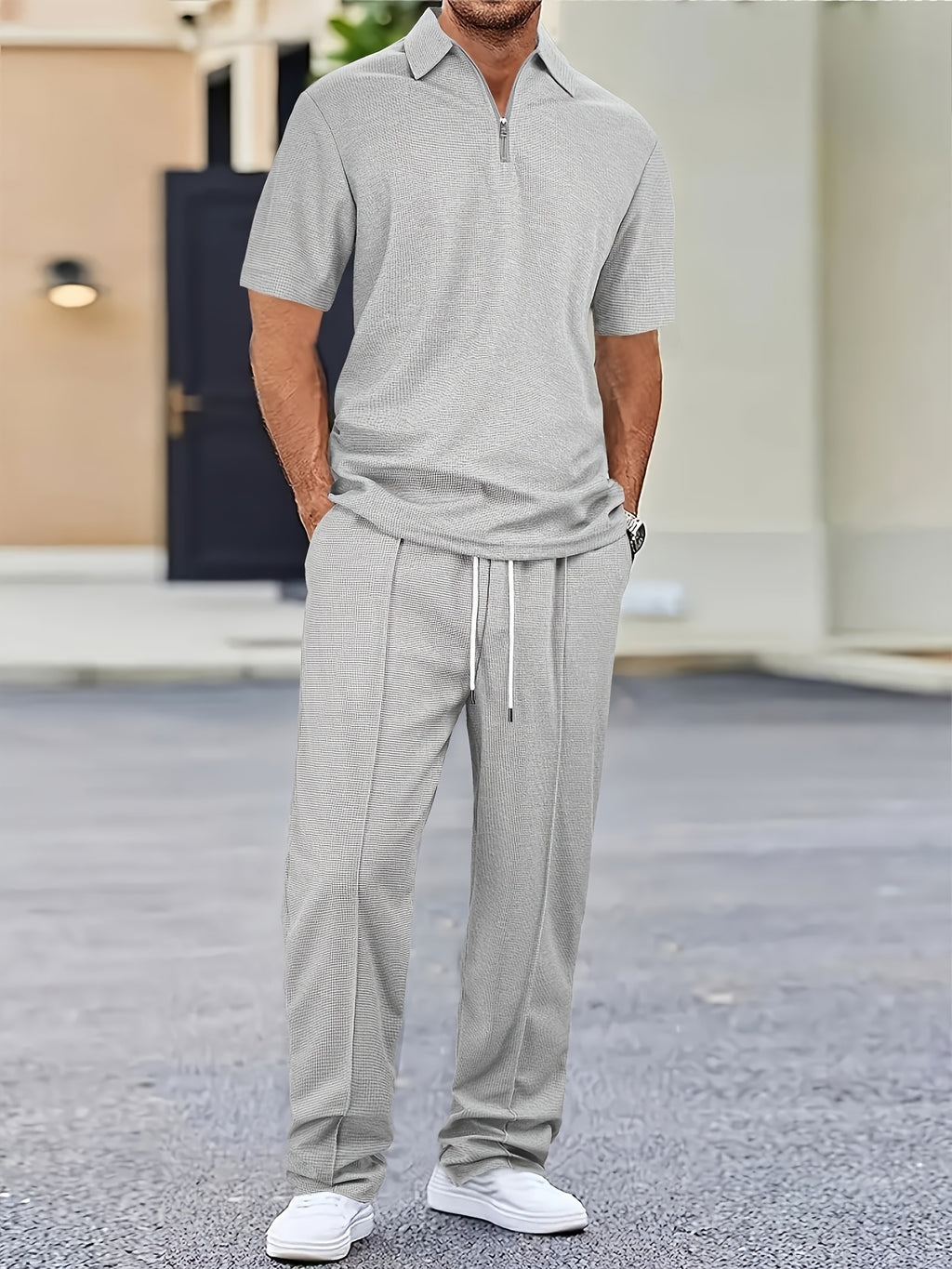 Conjunto Waffle Casual Premium