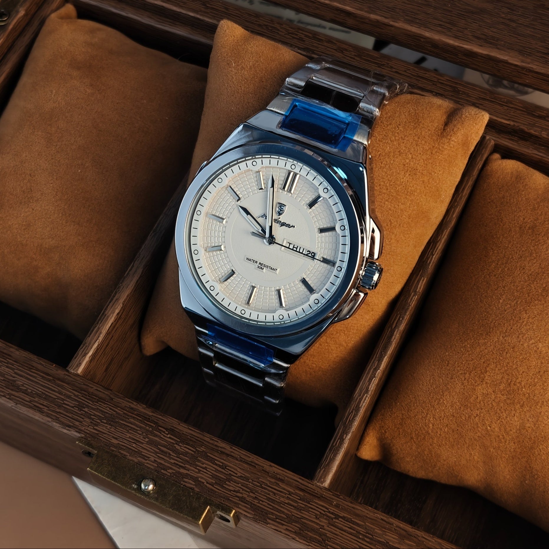 Reloj  Poedagar Business Premium impermeable de cuarzo