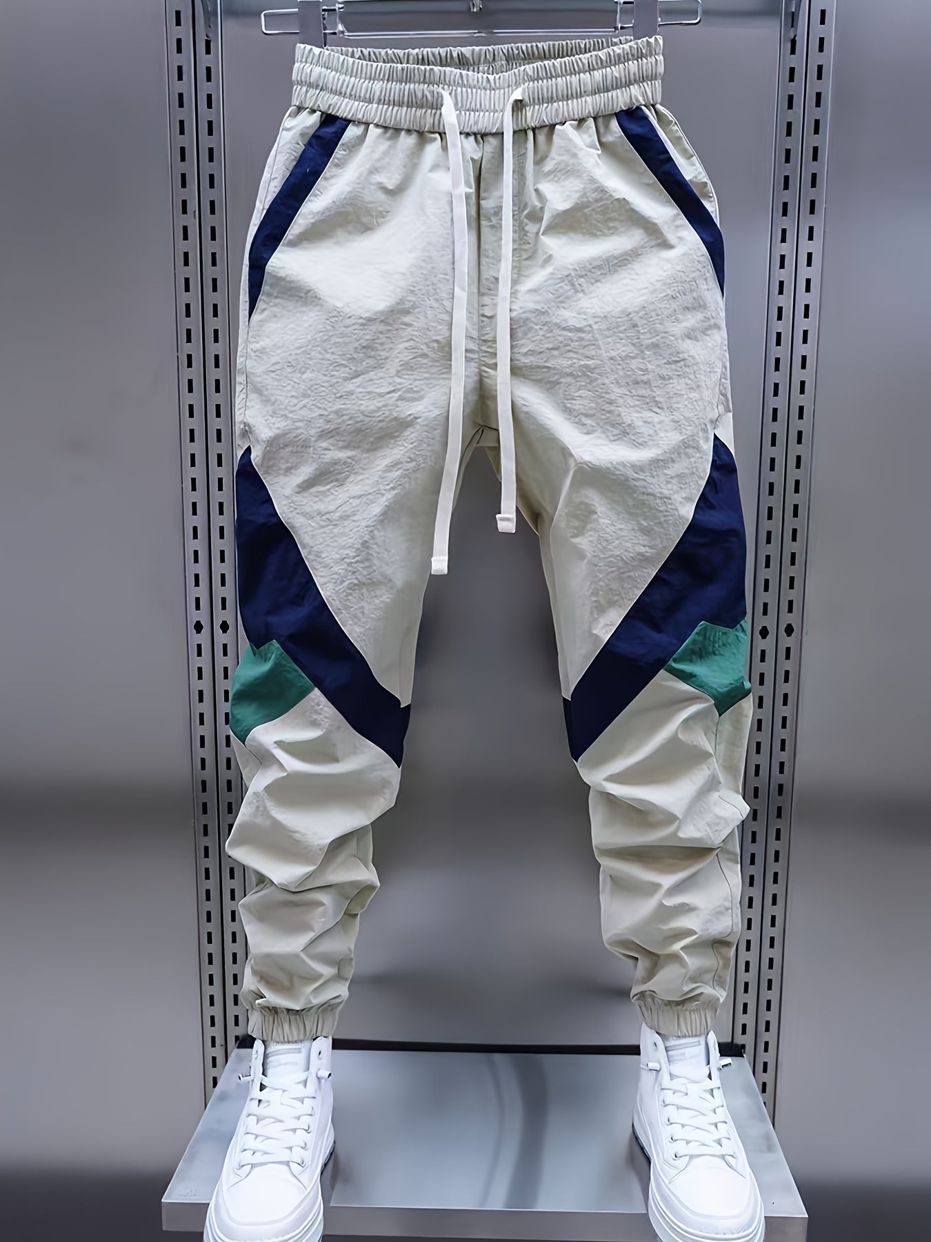 Pantalones jogger de verano finos y tejidos para hombre