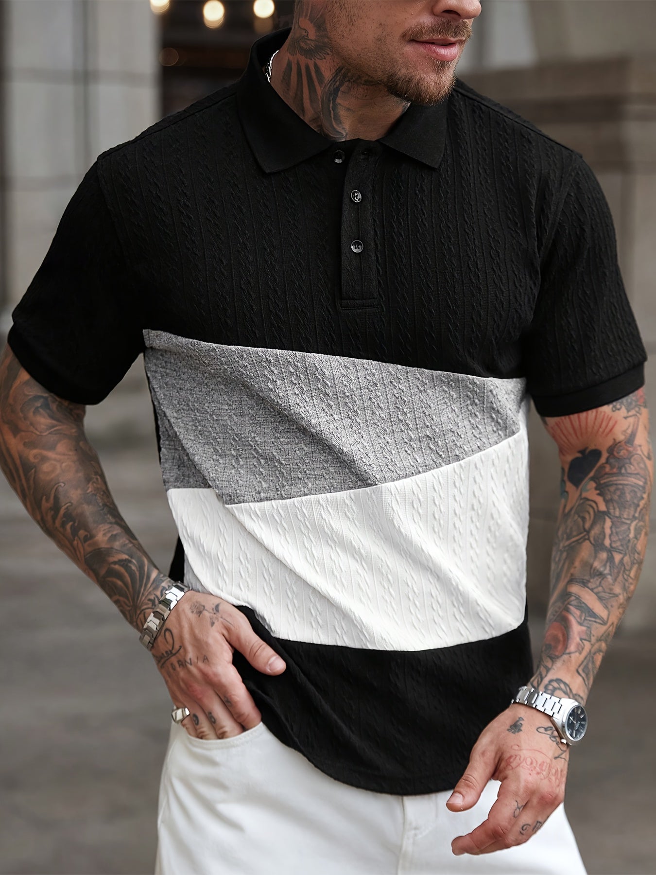 Polo casual de alta calidad para hombre