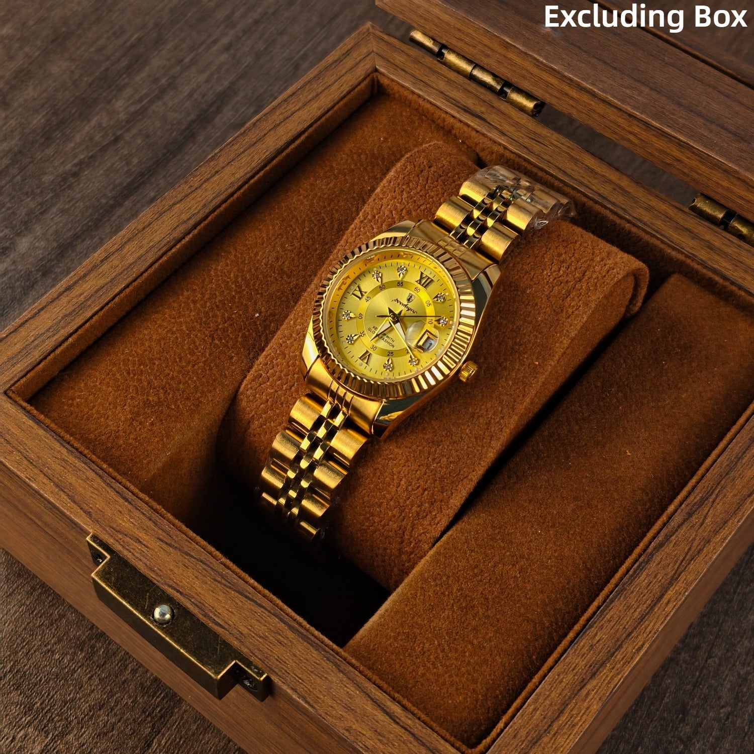 Reloj POEDAGAR de cuarzo compacto de lujo y elegante para hombre