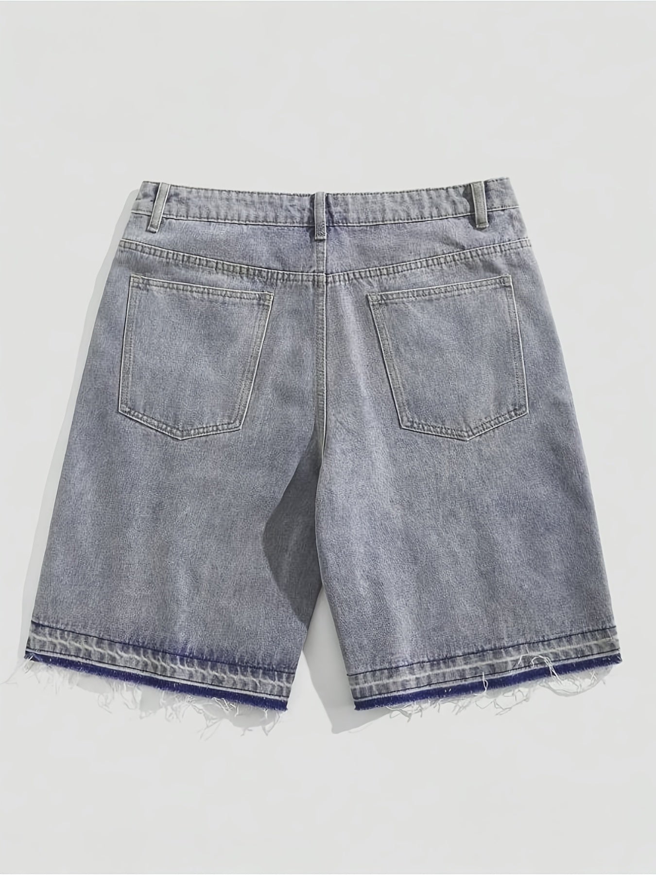 Bermuda Jeans Masculina Streetwear com Strass Premium