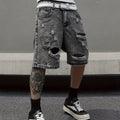 Shorts jeans masculinos de verão,estilo casual e versátil
