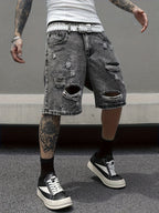 Shorts jeans masculinos de verão,estilo casual e versátil