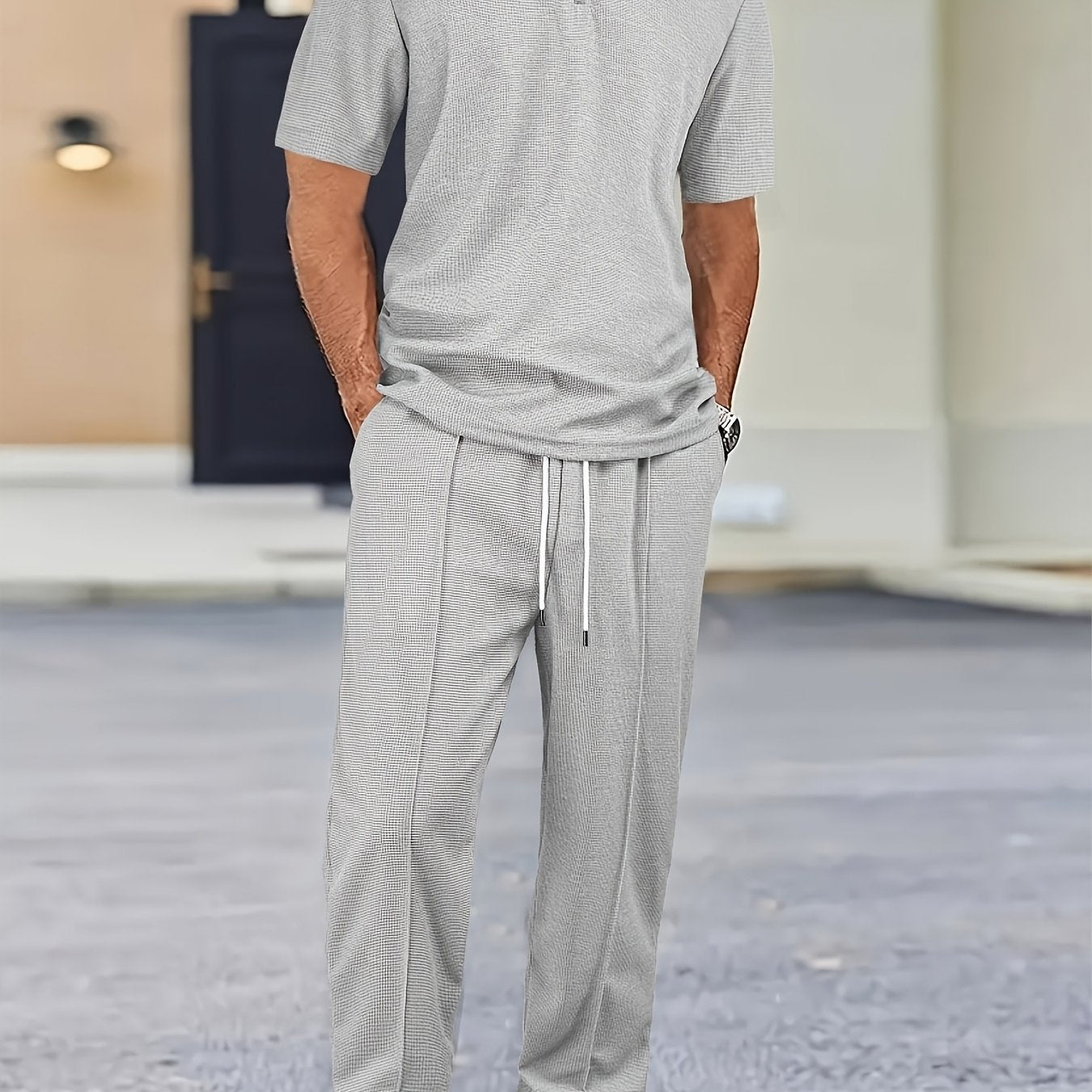 Conjunto Waffle Casual Premium