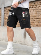Shorts Jeans Hombre Oversize