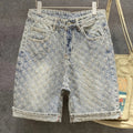 Shorts Jeans Hombre Floral Premium