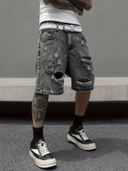 Shorts jeans masculinos de verão,estilo casual e versátil