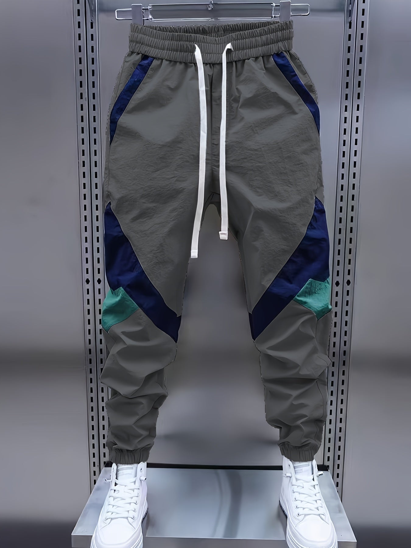 Pantalones jogger de verano finos y tejidos para hombre
