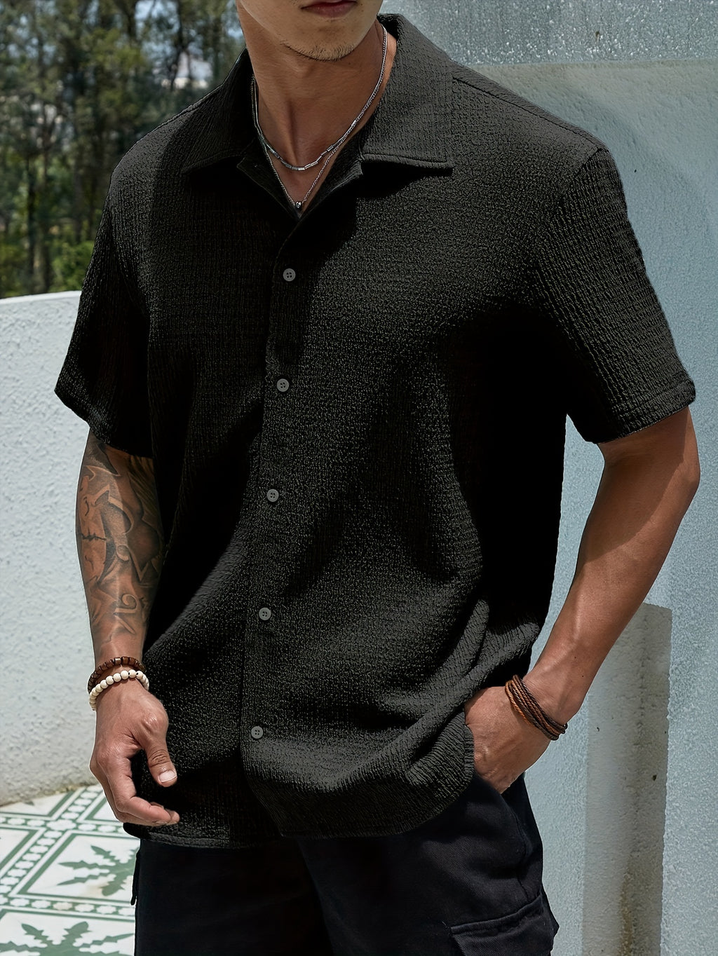 Camisa Casual Clásica para Hombre