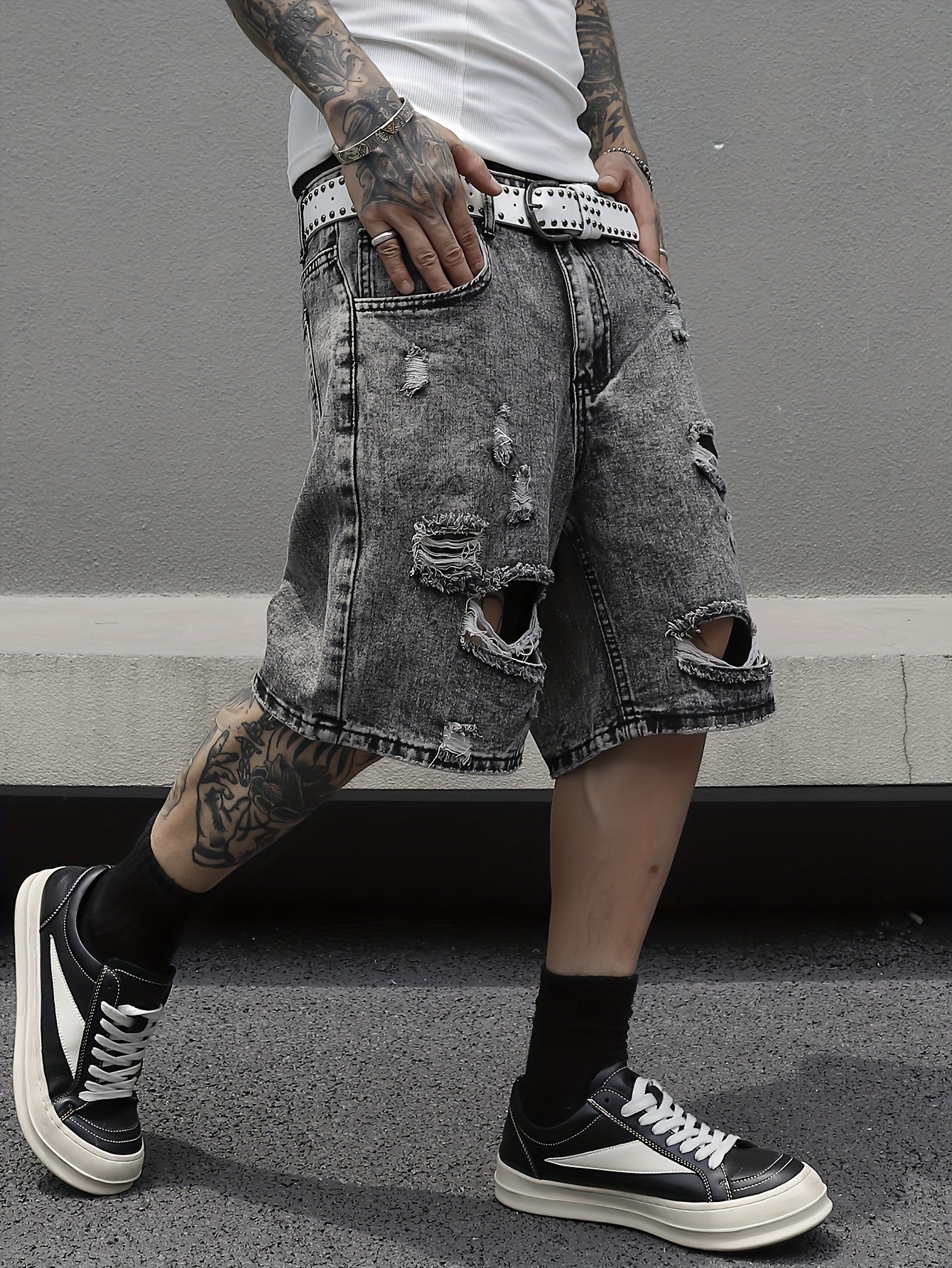 Shorts jeans masculinos de verão,estilo casual e versátil