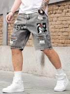Shorts Jeans Hombre Oversize