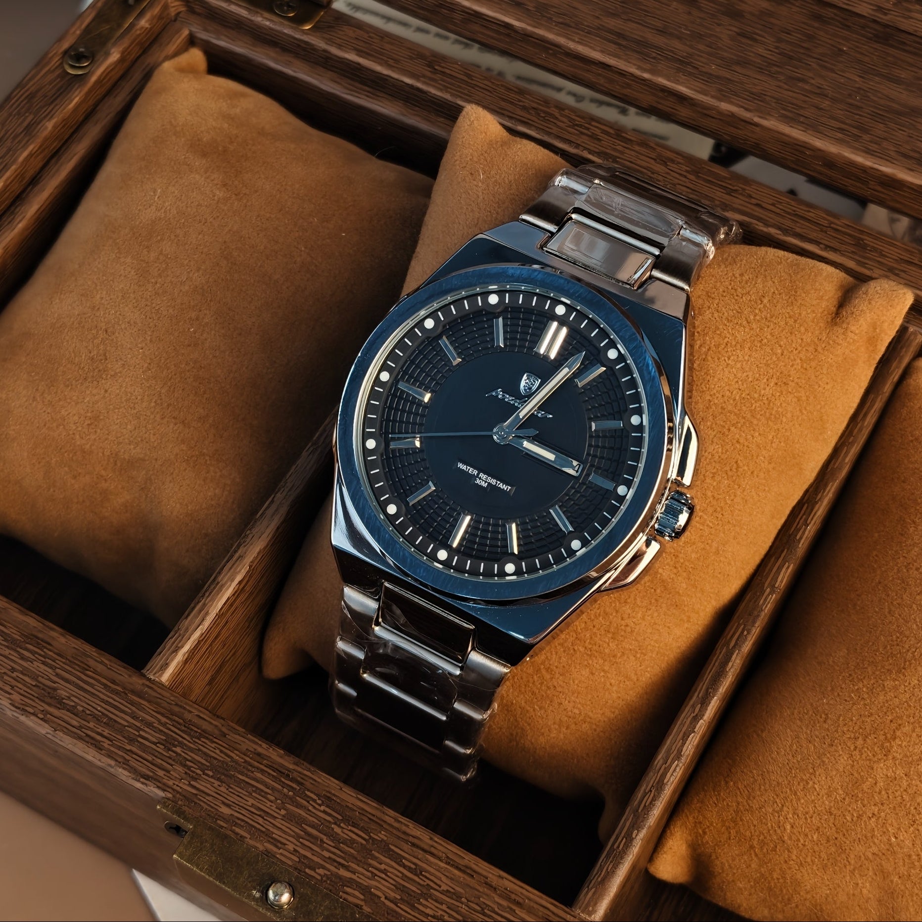 Reloj  Poedagar Business Premium impermeable de cuarzo
