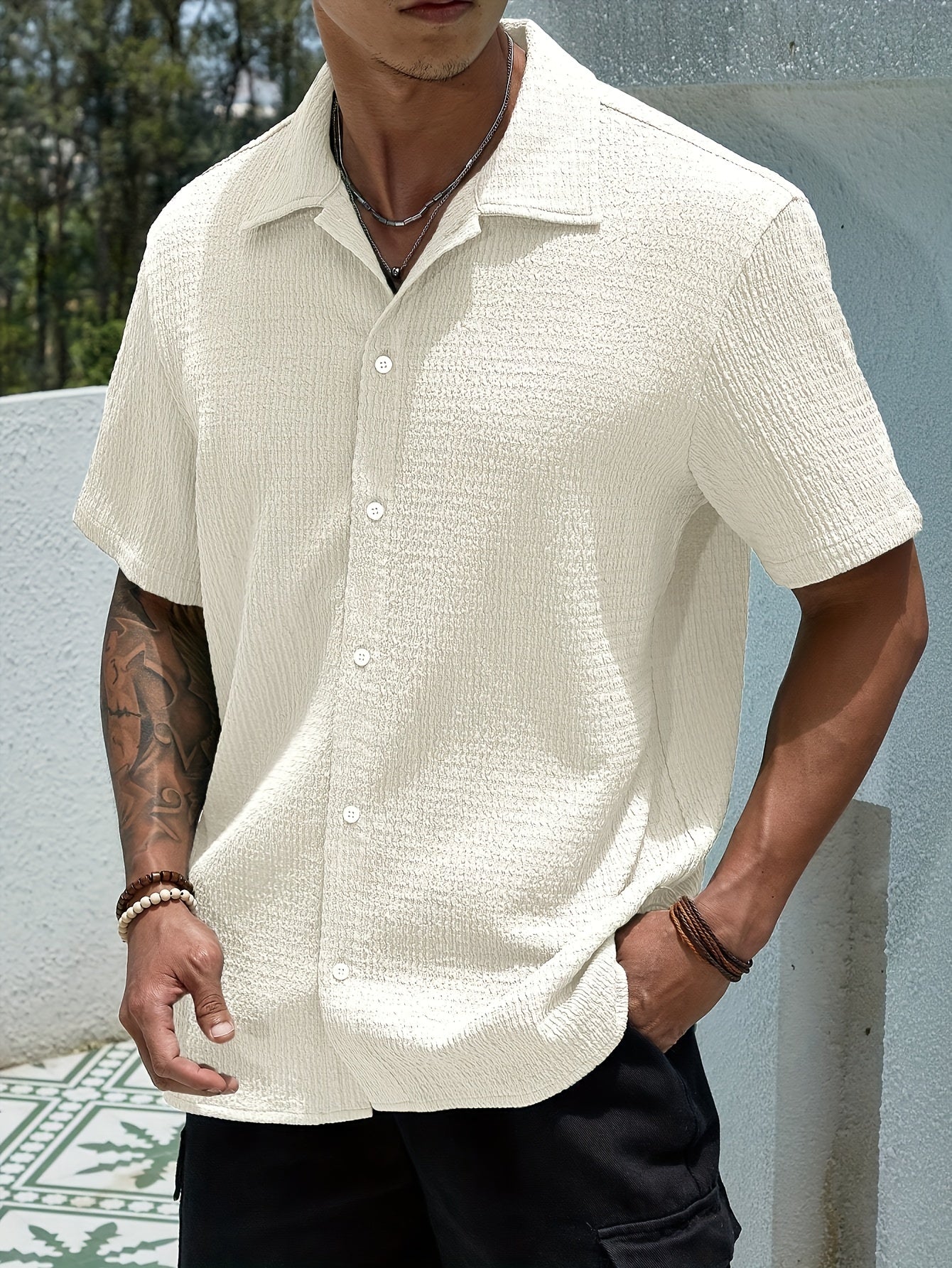 Camisa Casual Clásica para Hombre