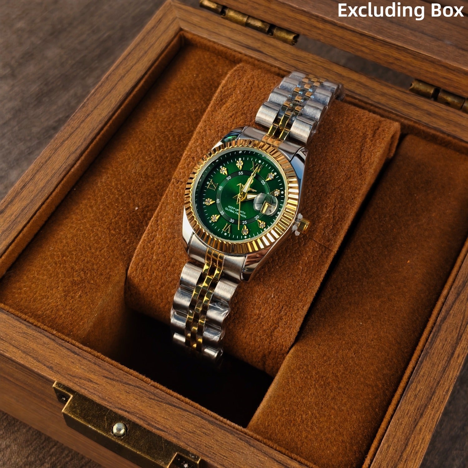 Reloj POEDAGAR de cuarzo compacto de lujo y elegante para hombre