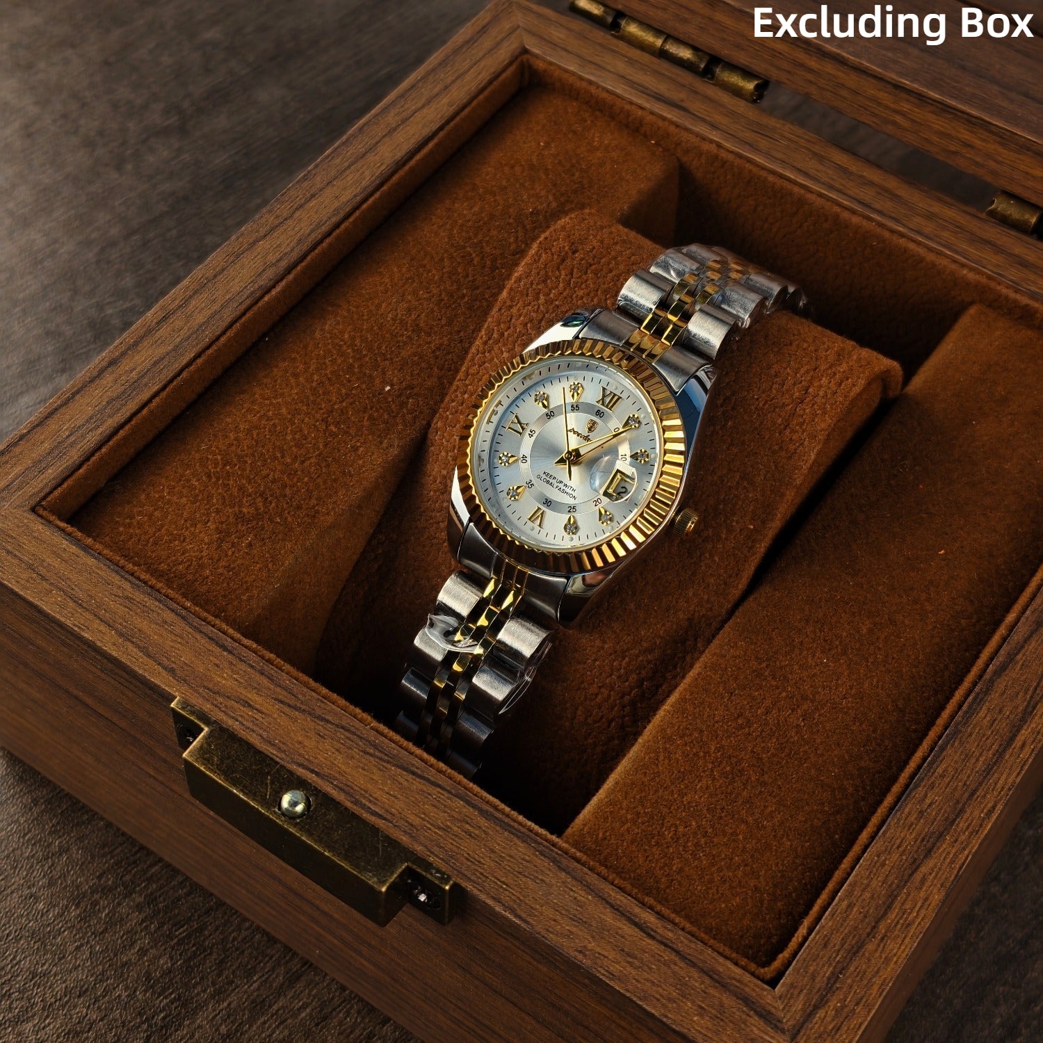 Reloj POEDAGAR de cuarzo compacto de lujo y elegante para hombre